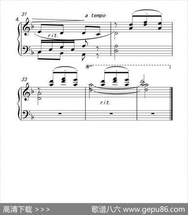 第三级B组小草（中国音乐学院钢琴考级作品1~6级）|王祖皆、张卓娅