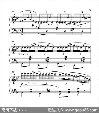 第五级A组练习曲（中国音乐学院钢琴考级作品1~6级）|车尔尼