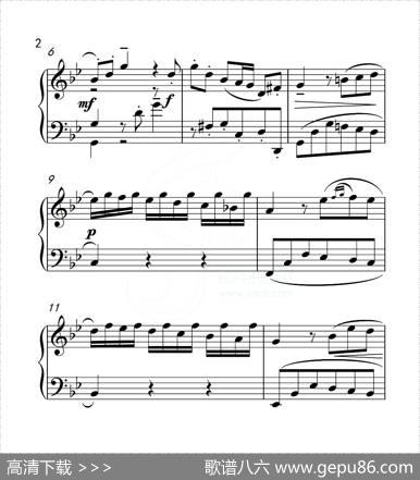 第五级B组幻想曲（中国音乐学院钢琴考级作品1~6级）|泰勒曼