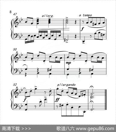 第五级B组幻想曲（中国音乐学院钢琴考级作品1~6级）|泰勒曼