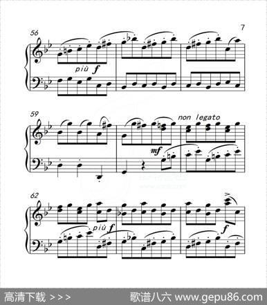 第五级B组音乐小品（中国音乐学院钢琴考级作品1~6级）|贝多芬