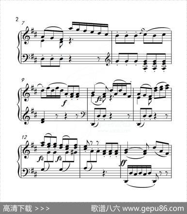 第五级B组回旋曲（中国音乐学院钢琴考级作品1~6级）|克莱门蒂