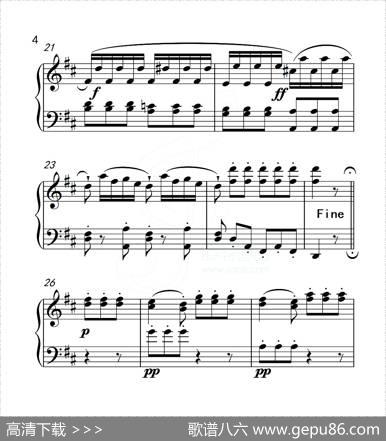 第五级B组回旋曲（中国音乐学院钢琴考级作品1~6级）|克莱门蒂
