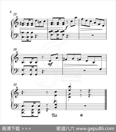 第五级小变奏曲（中国音乐学院钢琴考级作品1~6级）