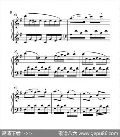 第六级A组奏鸣曲（中国音乐学院钢琴考级作品1~6级）|海顿