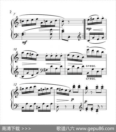 第六级B组C大调奏鸣曲（中国音乐学院钢琴考级作品1~6级）|莫扎特