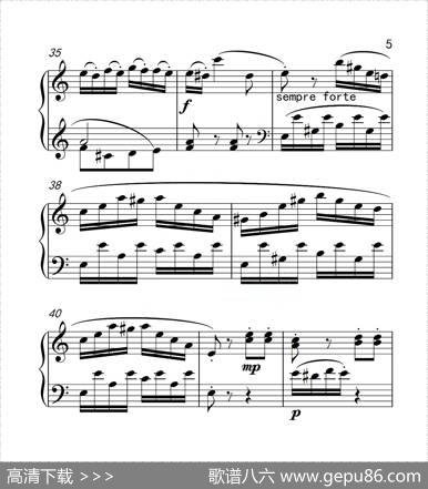 第六级B组C大调奏鸣曲（中国音乐学院钢琴考级作品1~6级）|莫扎特