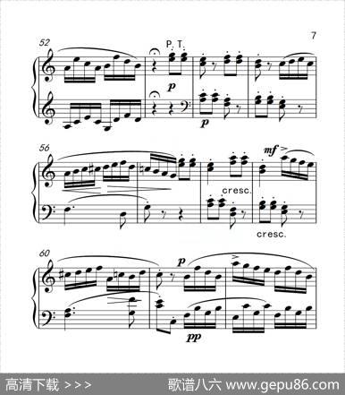 第六级B组C大调奏鸣曲（中国音乐学院钢琴考级作品1~6级）|莫扎特