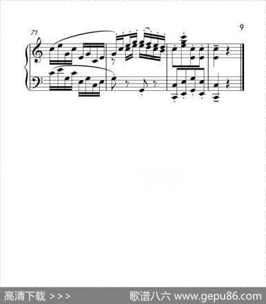 第六级B组C大调奏鸣曲（中国音乐学院钢琴考级作品1~6级）|莫扎特
