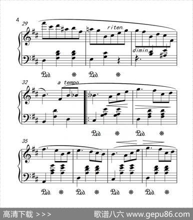 第六级圆舞曲（中国音乐学院钢琴考级作品1~6级）|肖邦