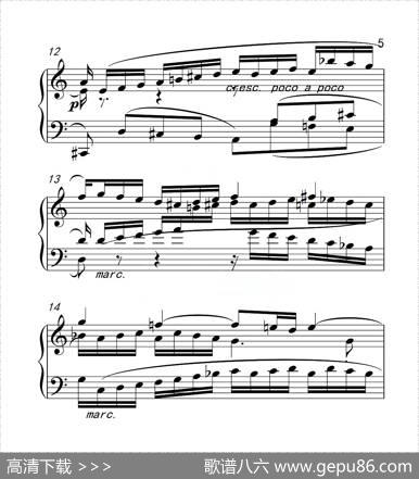 第六级三部创意曲（中国音乐学院钢琴考级作品1~6级）|巴赫