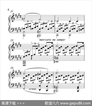第六级奏鸣曲（中国音乐学院钢琴考级作品1~6级）|贝多芬