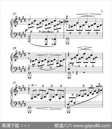 第六级奏鸣曲（中国音乐学院钢琴考级作品1~6级）|贝多芬