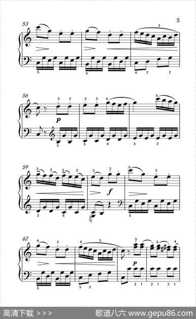第四级1.回旋曲（中央音乐学院钢琴（业余）考级教程4-6级）|[奥]普莱耶尔