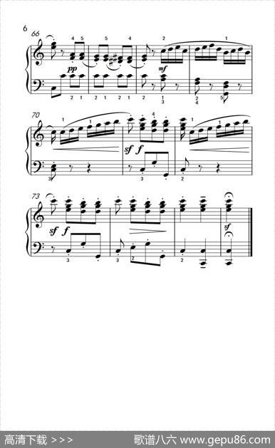 第四级1.回旋曲（中央音乐学院钢琴（业余）考级教程4-6级）|[奥]普莱耶尔