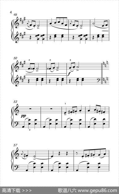 第四级2.圆舞曲（中央音乐学院钢琴（业余）考级教程4-6级）|[挪]格里格