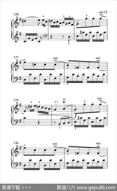 第五级1.G大调奏鸣曲第一乐章（中央音乐学院钢琴（业余）考级教程4-6级）|[奥]海顿