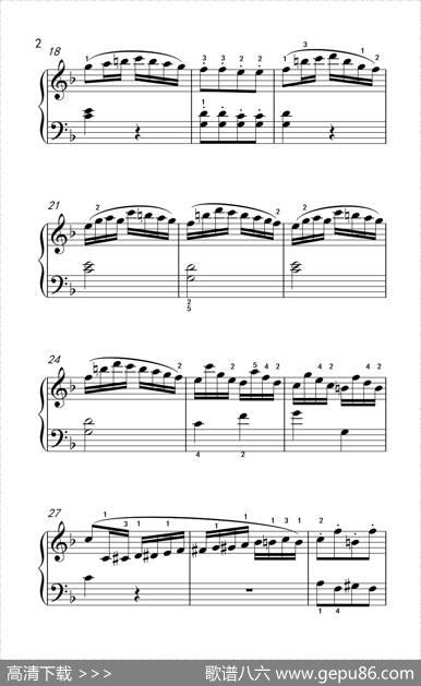 第五级2.回旋曲（中央音乐学院钢琴（业余）考级教程4-6级）|[德]贝多芬