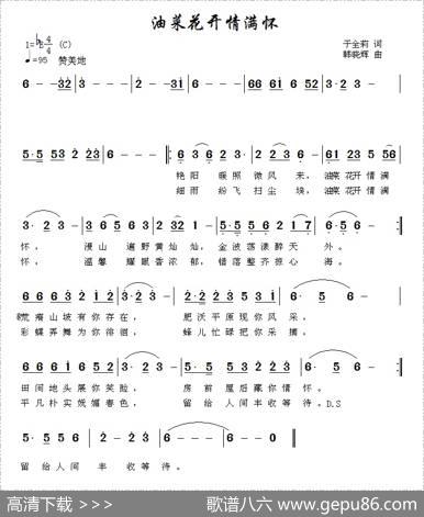 油菜花开情满怀 - 于全莉|韩晓辉