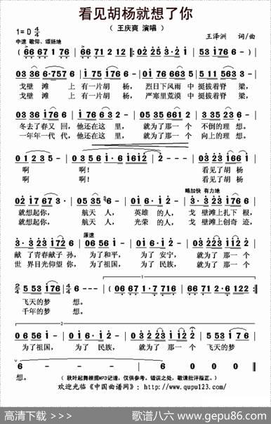 看见胡杨就想起了你 - 王泽洲|王泽洲
