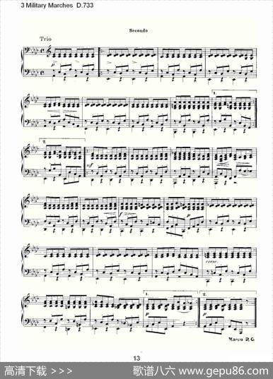 3MilitaryMarchesD.733（3士兵进行曲D.733）|弗兰茨·舒伯特