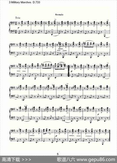 3MilitaryMarchesD.733（3士兵进行曲D.733）|弗兰茨·舒伯特