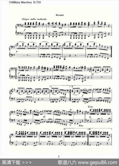 3MilitaryMarchesD.733（3士兵进行曲D.733）|弗兰茨·舒伯特