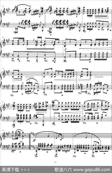 波兰军队舞曲-Op.40No.1