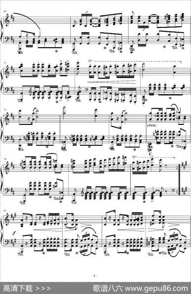 波兰军队舞曲-Op.40No.1