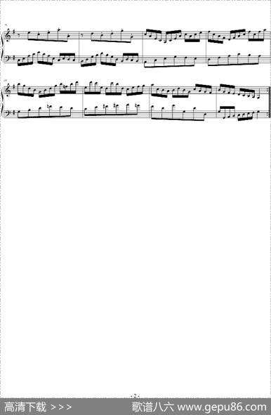 GoldbergVariation（哥德堡变奏曲-Var.1）