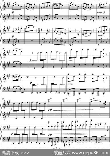 Soldiers'Chorus（卡门序曲）（四手联弹）