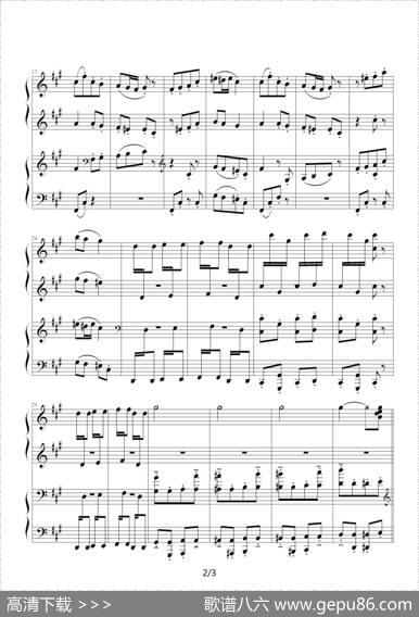 Soldiers'Chorus（卡门序曲）（四手联弹）