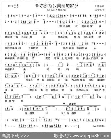 鄂尔多斯我美丽的家乡 - 王德华|吕学东