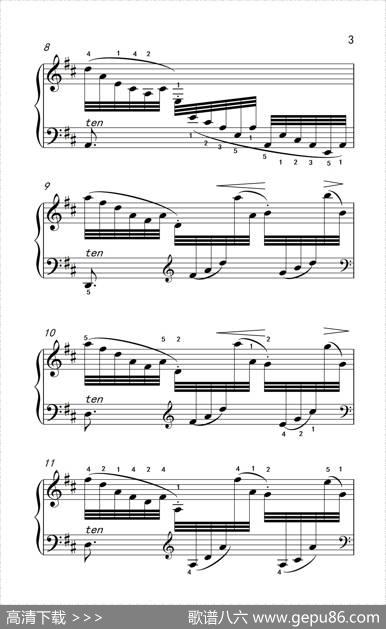 第六级2.练习曲（中央音乐学院钢琴（业余）考级教程4-6级）|[德]克拉莫