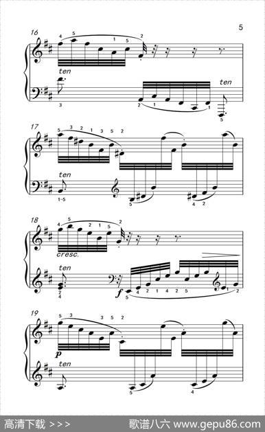 第六级2.练习曲（中央音乐学院钢琴（业余）考级教程4-6级）|[德]克拉莫
