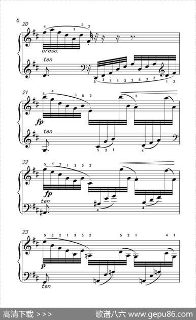 第六级2.练习曲（中央音乐学院钢琴（业余）考级教程4-6级）|[德]克拉莫