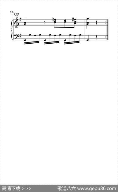 第六级2.G大调奏鸣曲莫扎特（中央音乐学院钢琴（业余）考级教程4-6级）|[奥]莫扎特