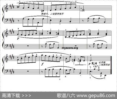 巴赫初级钢琴曲之十五：小步舞曲