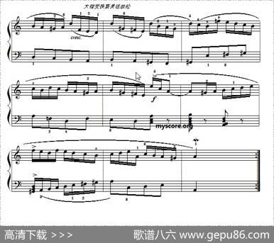 巴赫初级钢琴曲之二十二：谐谑