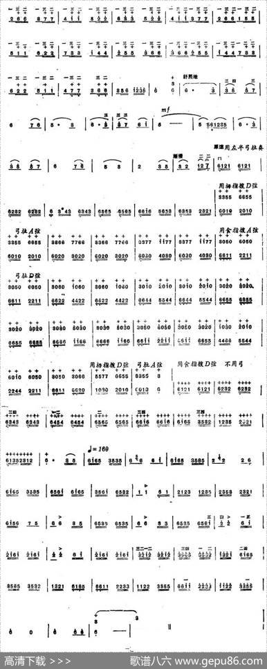 二胡技巧练习曲：拨奏练习|张泽伦编曲