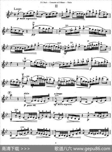 ConcertoinGMinor（G小调协奏曲）|巴赫