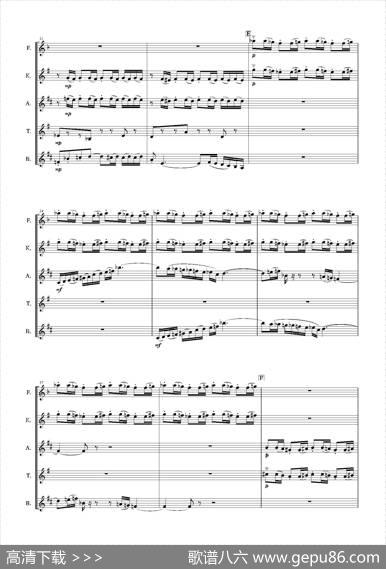 LandschaftmitFeldwege（木管五重奏、总谱）