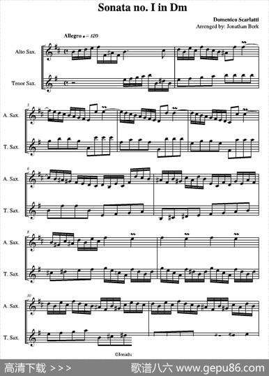 Sonatano.IinDm（二重奏）