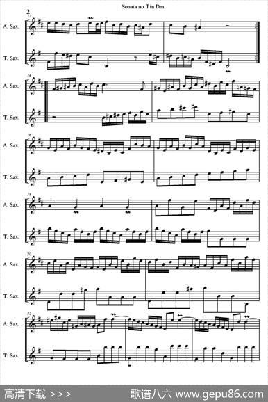 Sonatano.IinDm（二重奏）