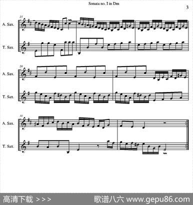 Sonatano.IinDm（二重奏）