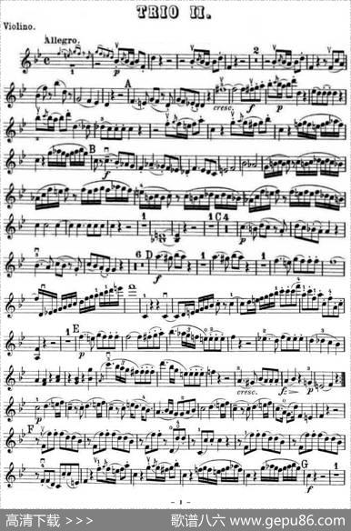 提琴三重奏第二首降B大调K.502之ViolinTRIO|莫扎特