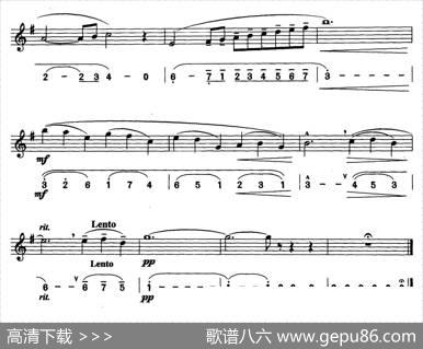 天鹅（线简谱对照版）|[法]圣·桑
