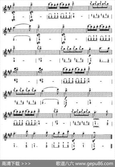 土耳其进行曲（莫扎特作曲版、线简谱对照版）|莫扎特