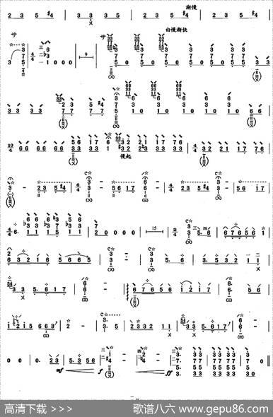琵琶考级教材十级：临安遗恨|何占豪曲方锦龙订指法陈东清整理