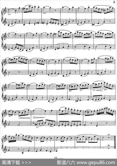 H·Klose二重奏练习曲（No.1）|H·Klose